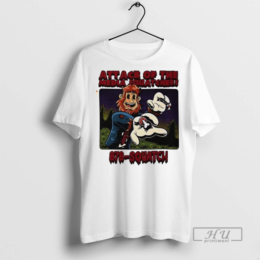 Officials Attack Of The Media Squatchers T Shirts Sweatshirt Hoodies
