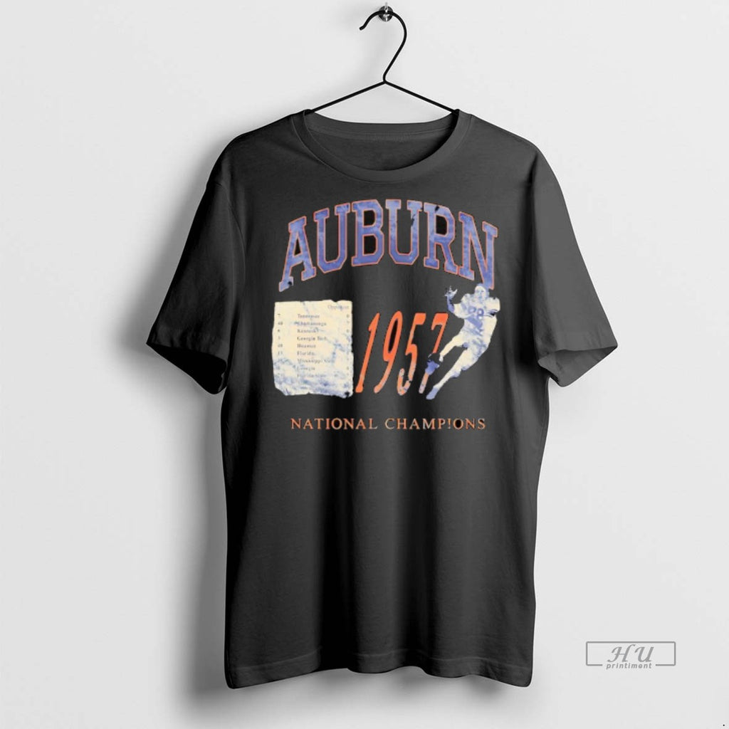 Officials Auburn Tigers Football National Champions 1957 Vintage Tee Shirt Sweater
