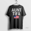 Officials Aunt Tifa Fight Fascists American Flag Shirt Sweater