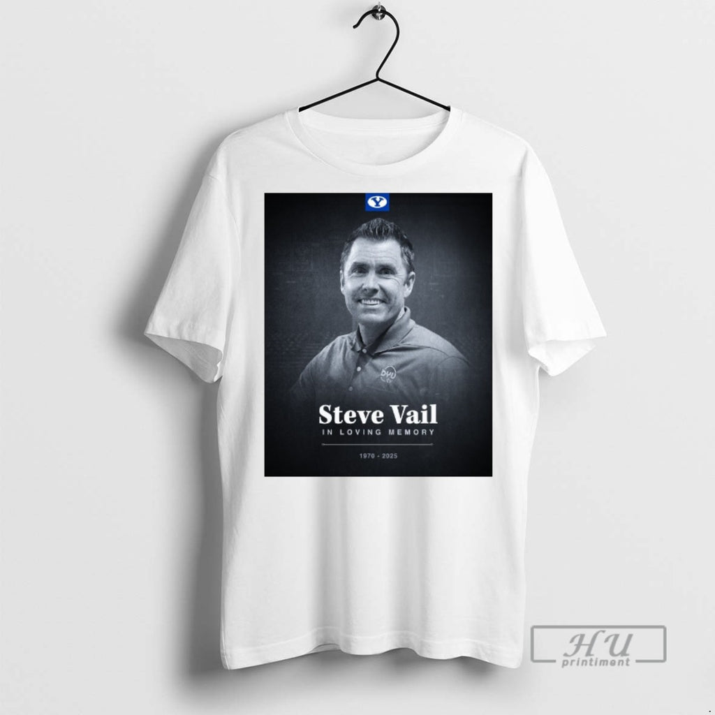 Officials Byu Mens Volleyball Steve Vail In Loving Memory 1970 2025 T Shirts