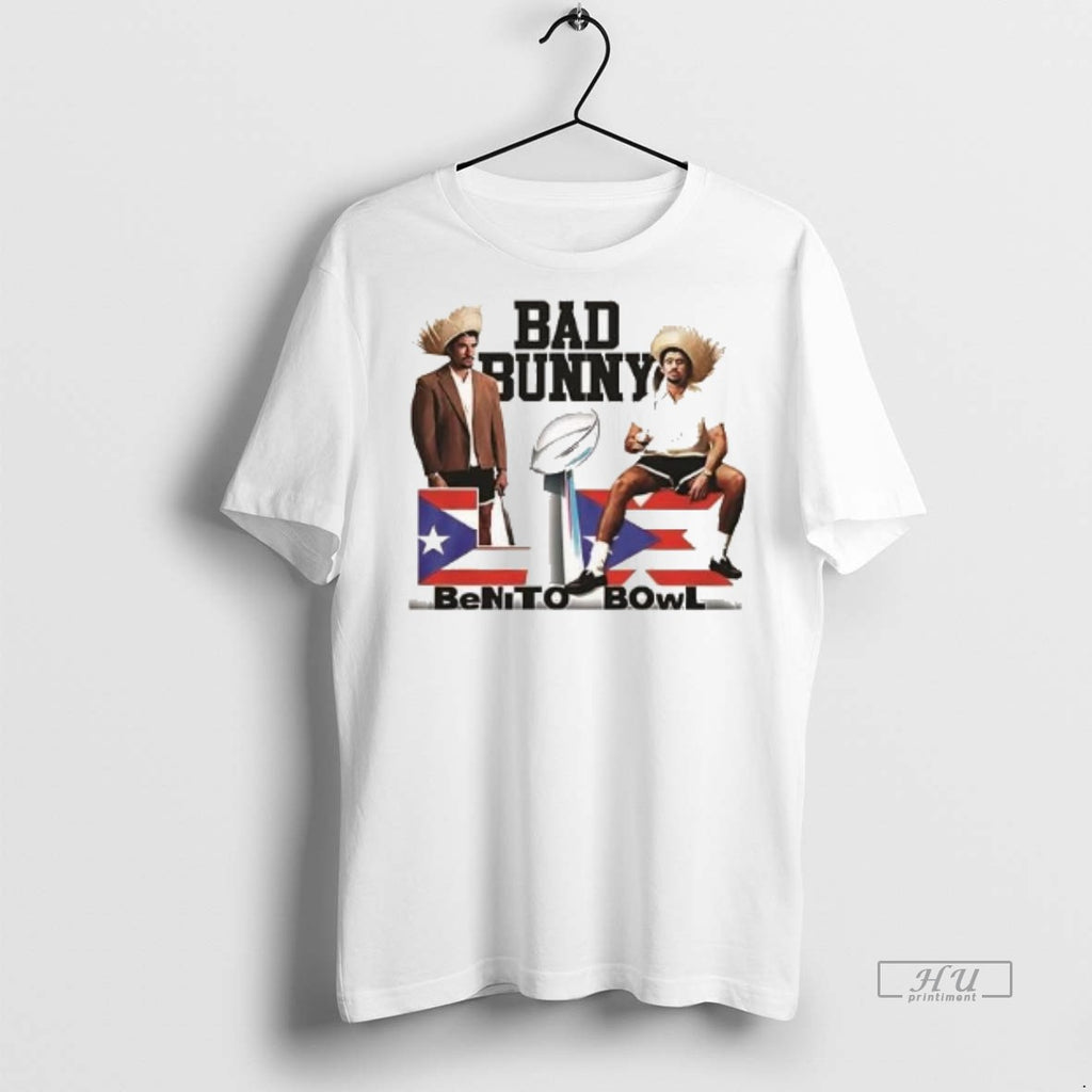 Officials Bad Bunny Here For The Benito Bowl 2 Sided Shirt Sweater