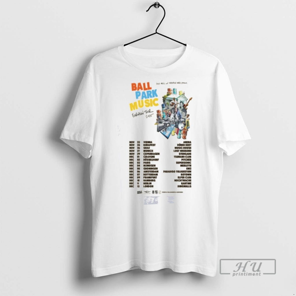 Officials Ball Park Music European Tour 2025 T Shirt