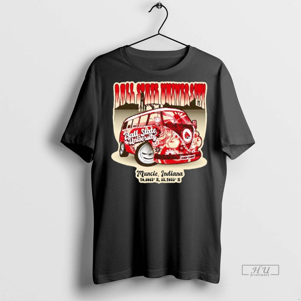 Officials Ball State University Flower Bus T Shirt Sweater