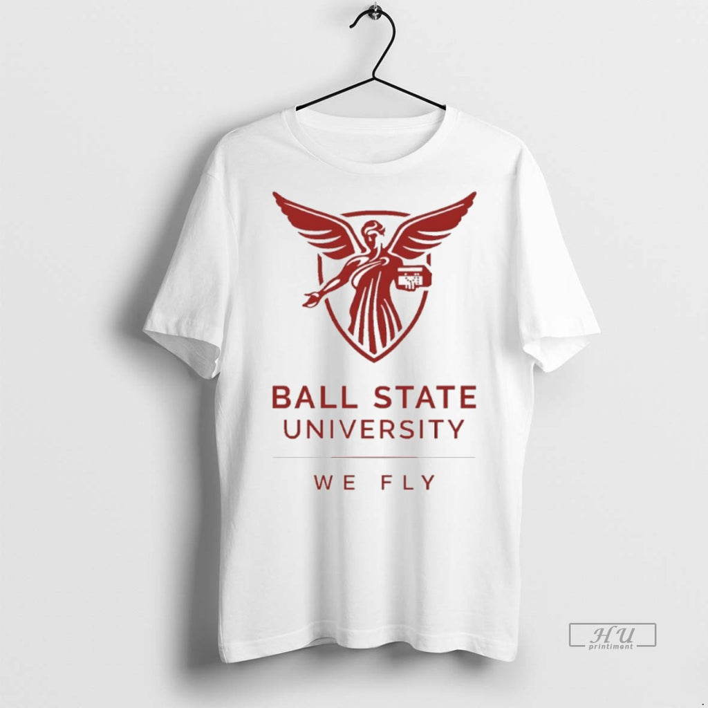 Officials Ball State University We Fly Logo T Shirt Sweater