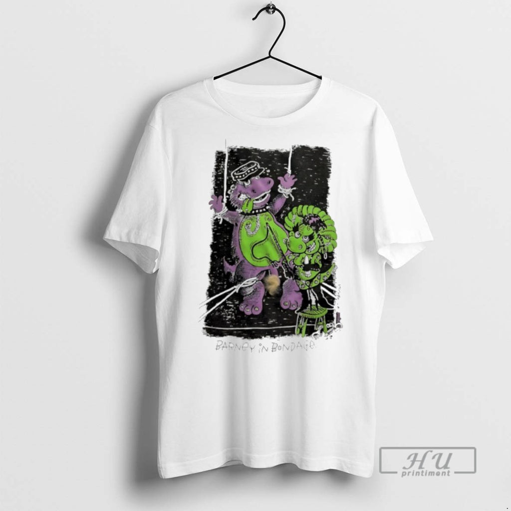 Officials Barney In Bondage T Shirt