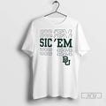 Officials Baylor Bears Ivory Sic Em T Shirt