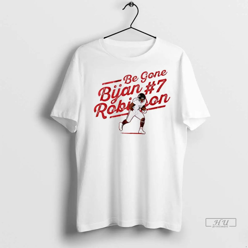 Officials Be Gone Bijan Robinson Number 7 Football T Shirts