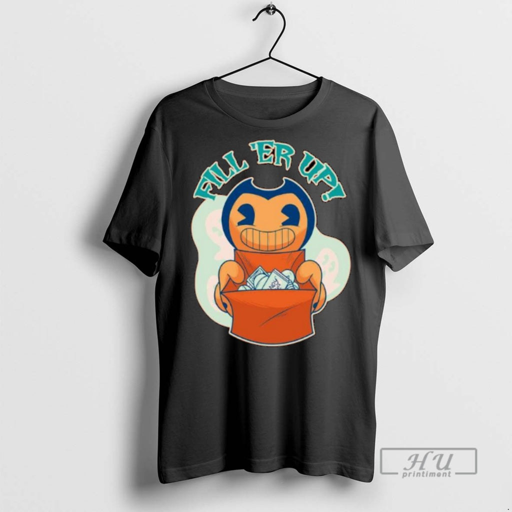 Officials Bendy Fill Er Up Halloween Ornaments T Shirt