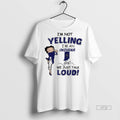 Officials Betty Boop Im Not Yelling Im A Indiana Girl We Just Talk Loud Tee