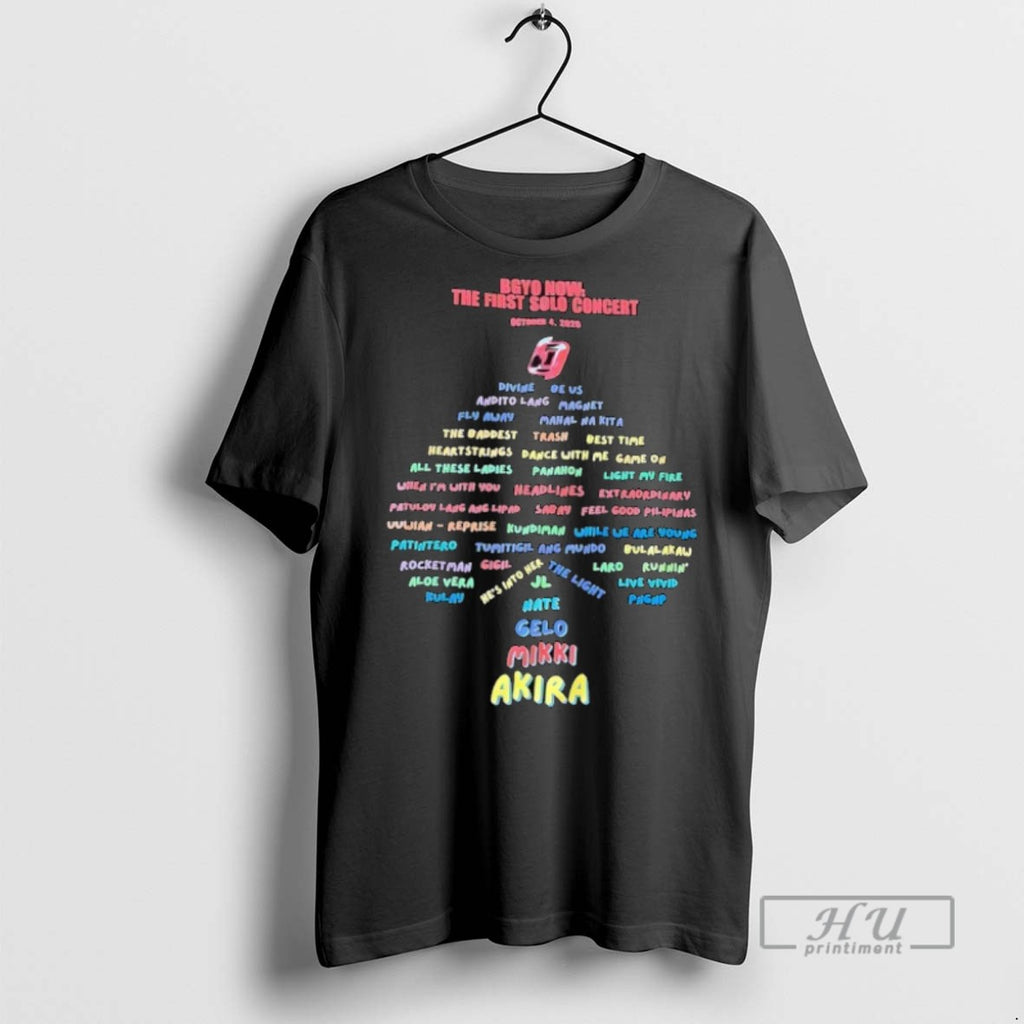 Officials Bgyo Now The First Solo Concert 2025 T Shirt Sweatshirt Hoodies