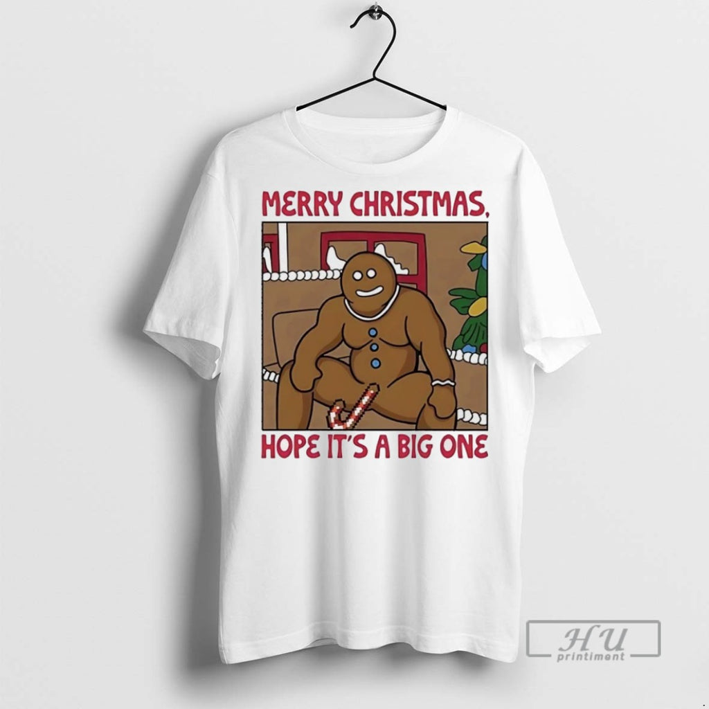 Officials Big Barrys Gingerbread Merry Christmas Hope Its A Big One T Shirt