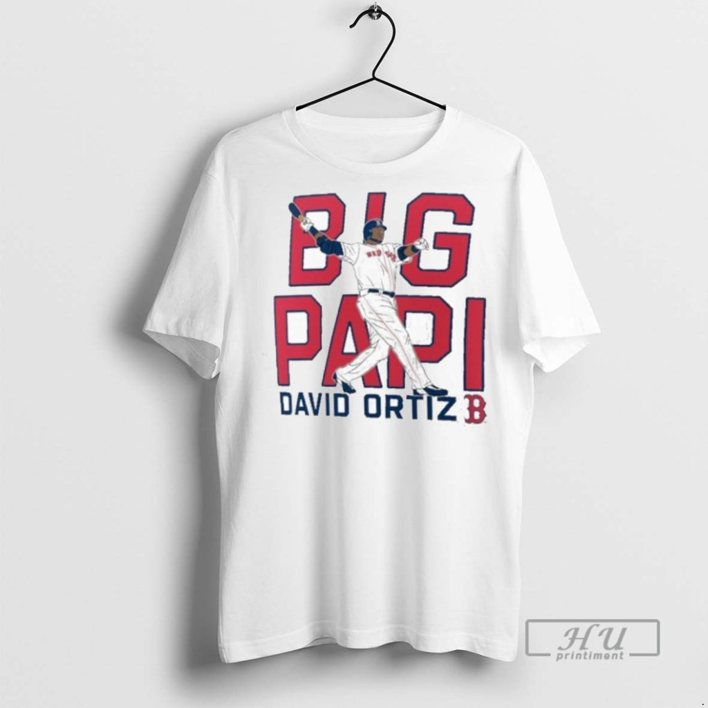 Officials Big Papi David Ortiz Boston Red Sox Cooperstown Player T Shirts Sweatshirt Hoodies