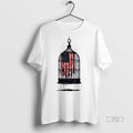 Officials Birdcaged Caged Libertyamerican Flag Government Shutdown Shirt Sweater