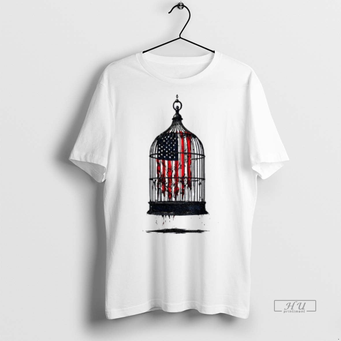 Officials Birdcaged Caged Libertyamerican Flag Government Shutdown Shirt Sweater