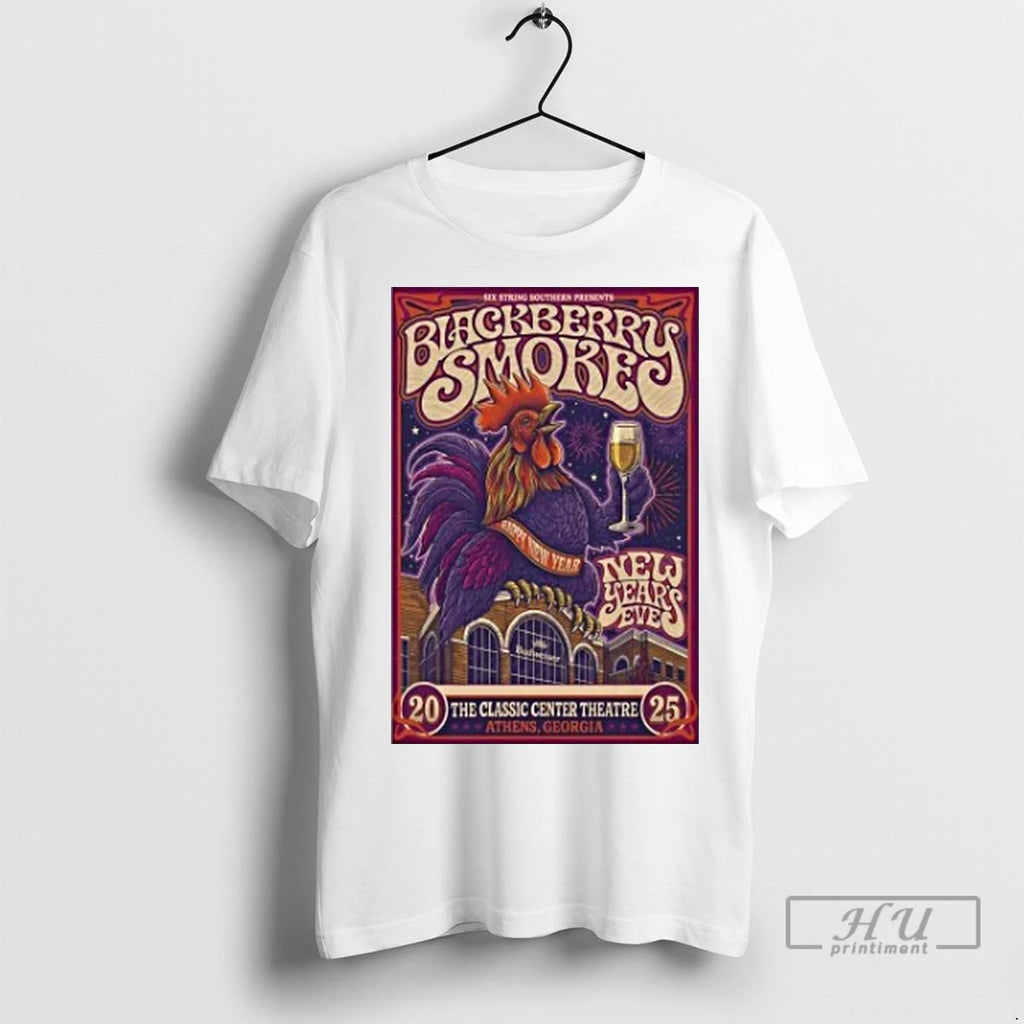 Officials Blackberry Smoke Nye Shows 2025 Classic Center Theatre In Athens Ga T Shirts
