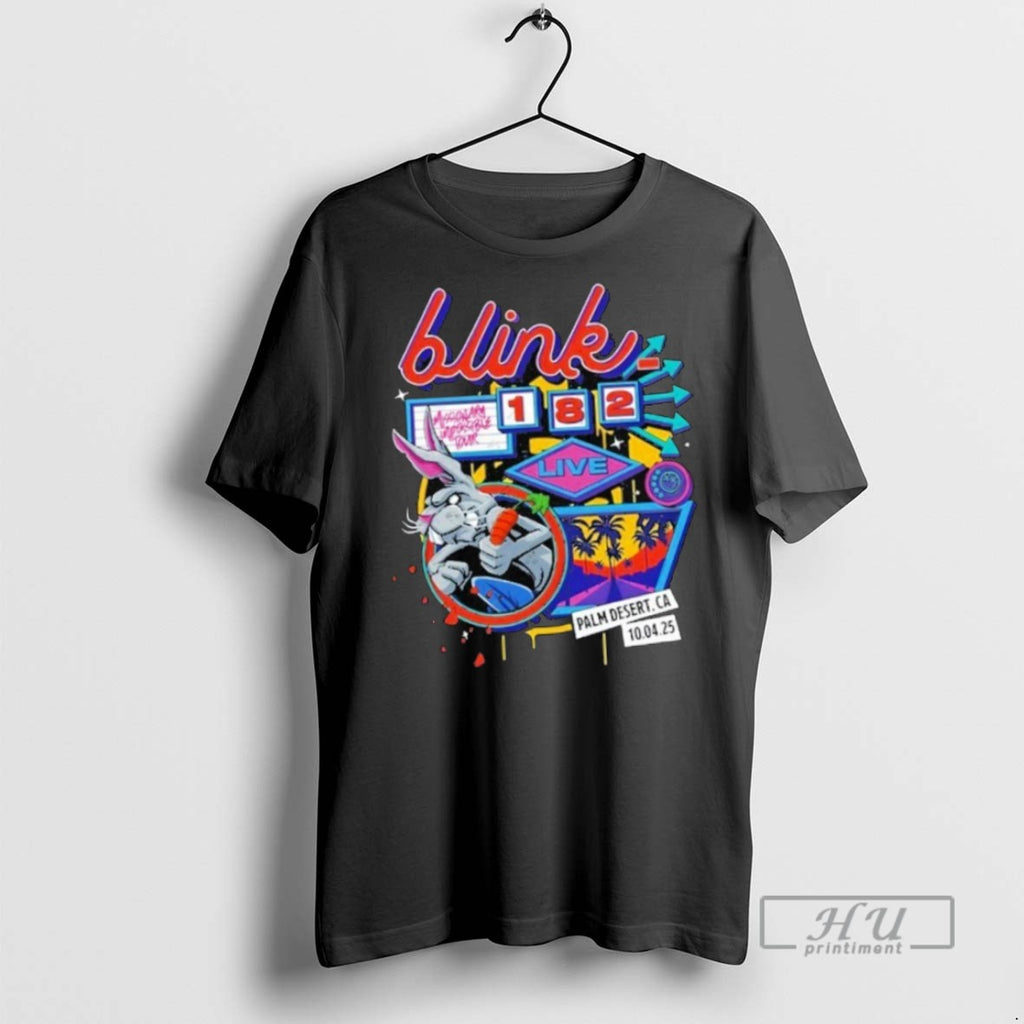 Officials Blink 182 Live At Palm Desert Ca Sep 4 2025 Event T Shirt