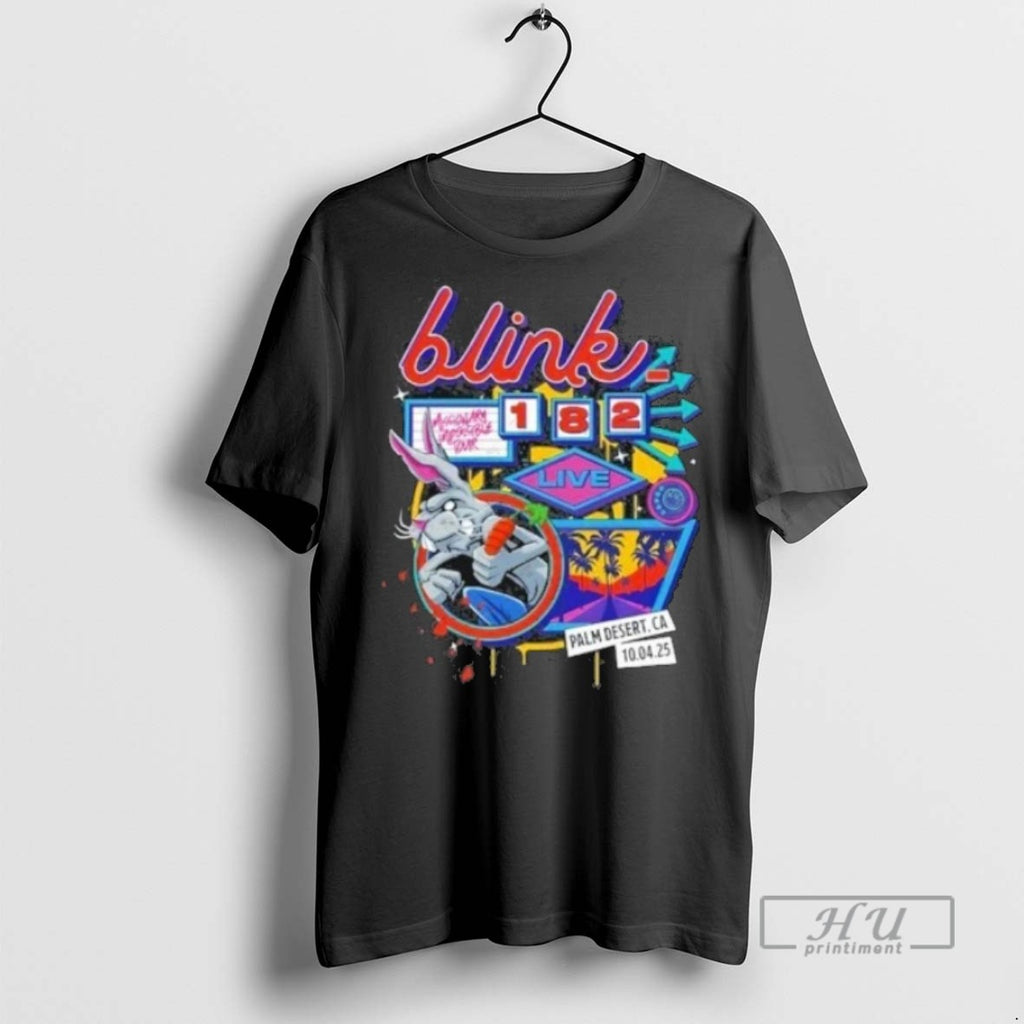 Officials Blink 182 Live At Palm Desert Ca Sep 4 2025 Event Tee Shirt