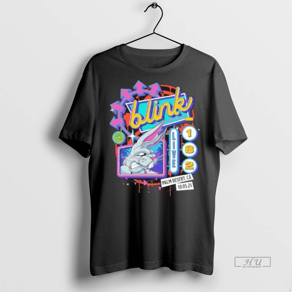 Officials Blink 182 Palm Desert 10 5 2025 Event Tee Shirt Sweater