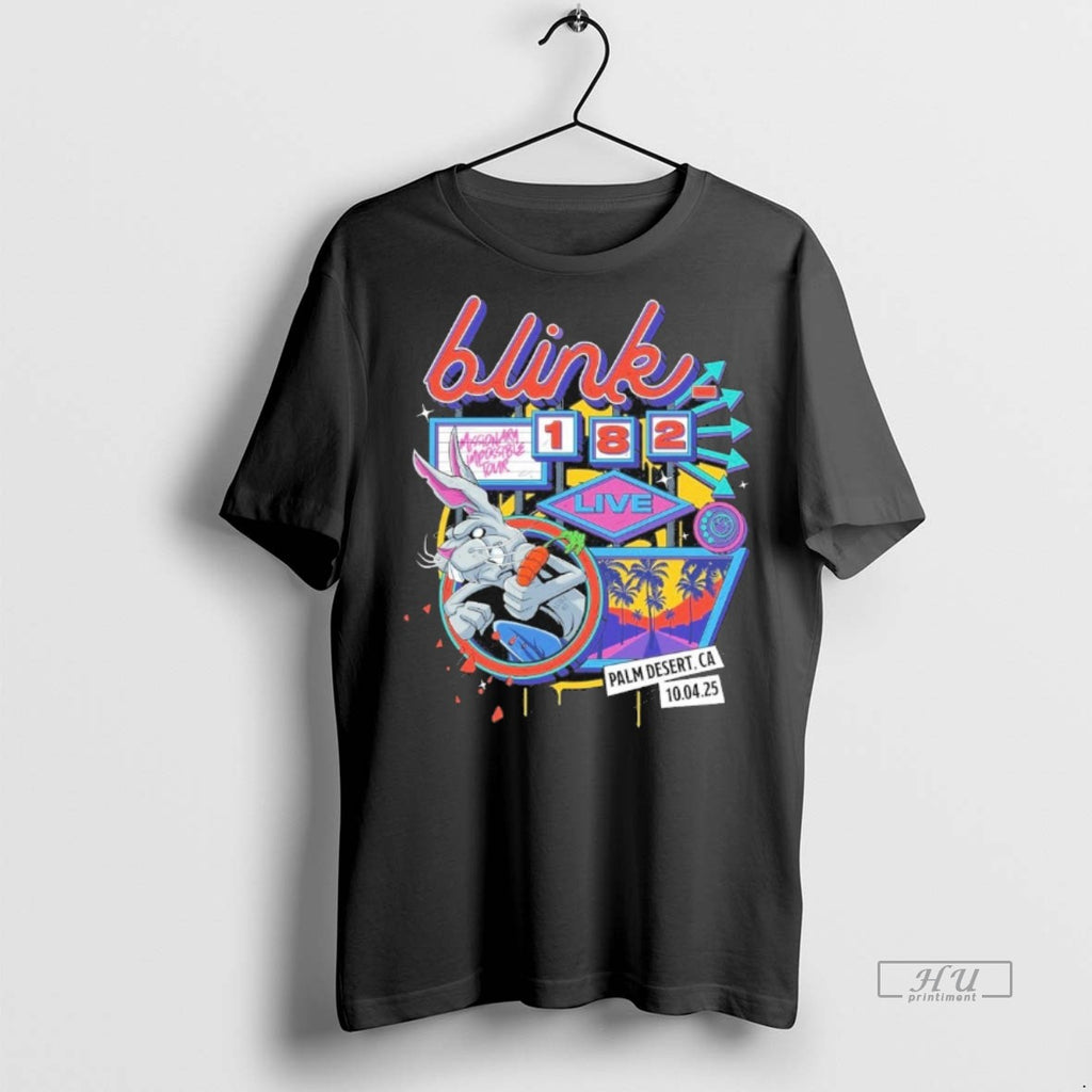 Officials Blink 182 Palm Desert Ca October 4 2025 Tee Shirt Sweater