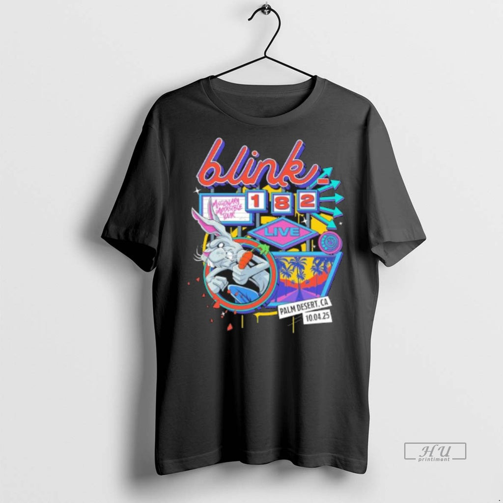 Officials Blink 182 Tour Palm Desert Ca October 4 2025 Event Tee Shirt Sweater