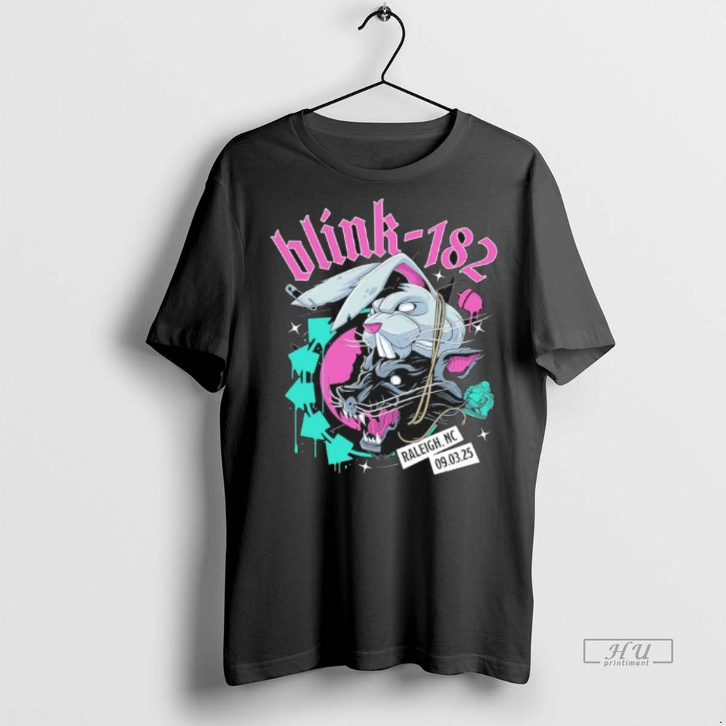 Officials Blink 182 Tour Raleigh Nc September 3 2025 Event Tee Shirt Sweater