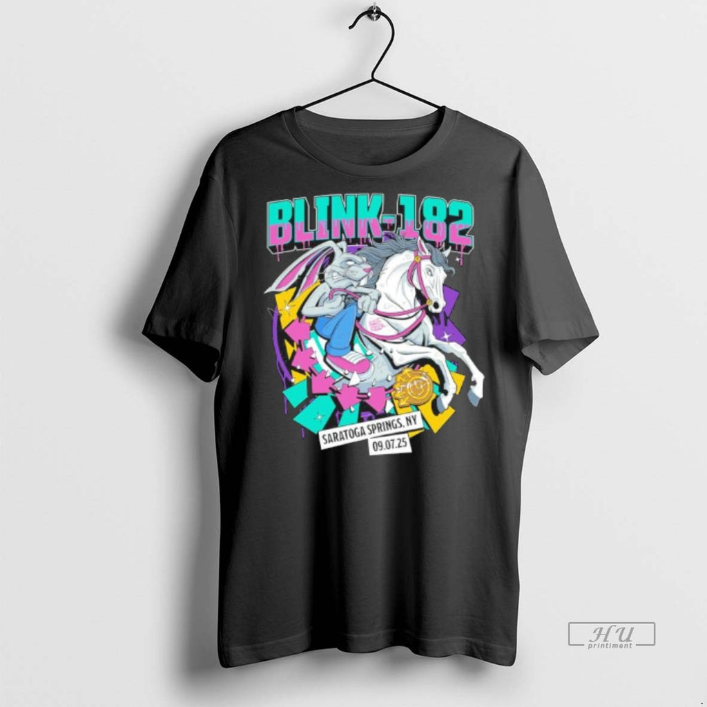 Officials Blink 182 Tour Saratoga Springs Ny September 7 2025 Event Tee Shirt Sweater