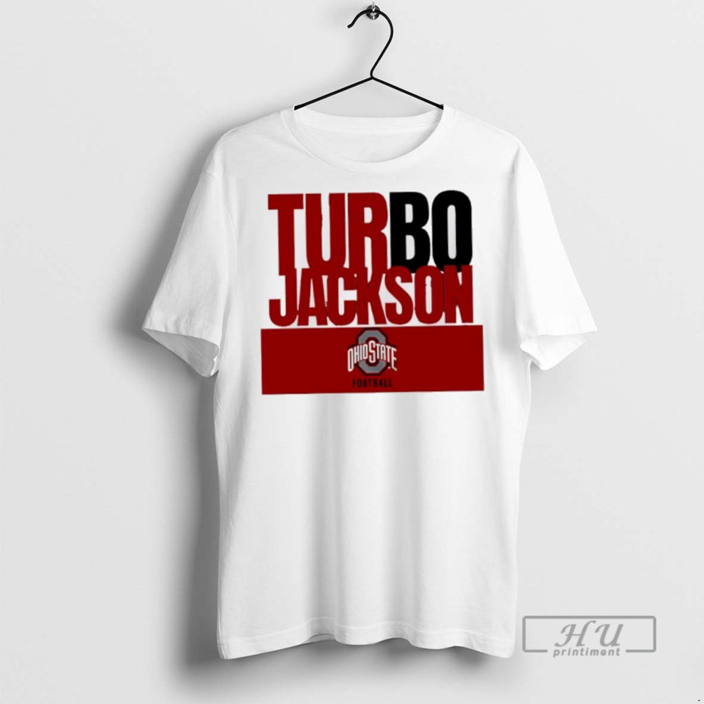 Officials Bo Jackson Turbo Ohio State Football Logo T Shirt
