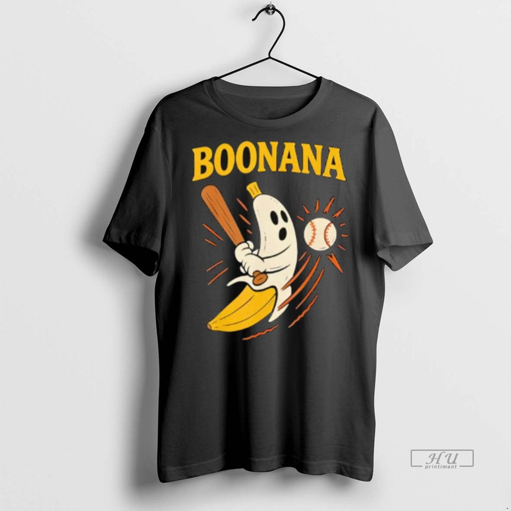 Officials Boonana Baseball Funny Halloween Ghost Spooky Banana Costume Tee Shirt Sweater