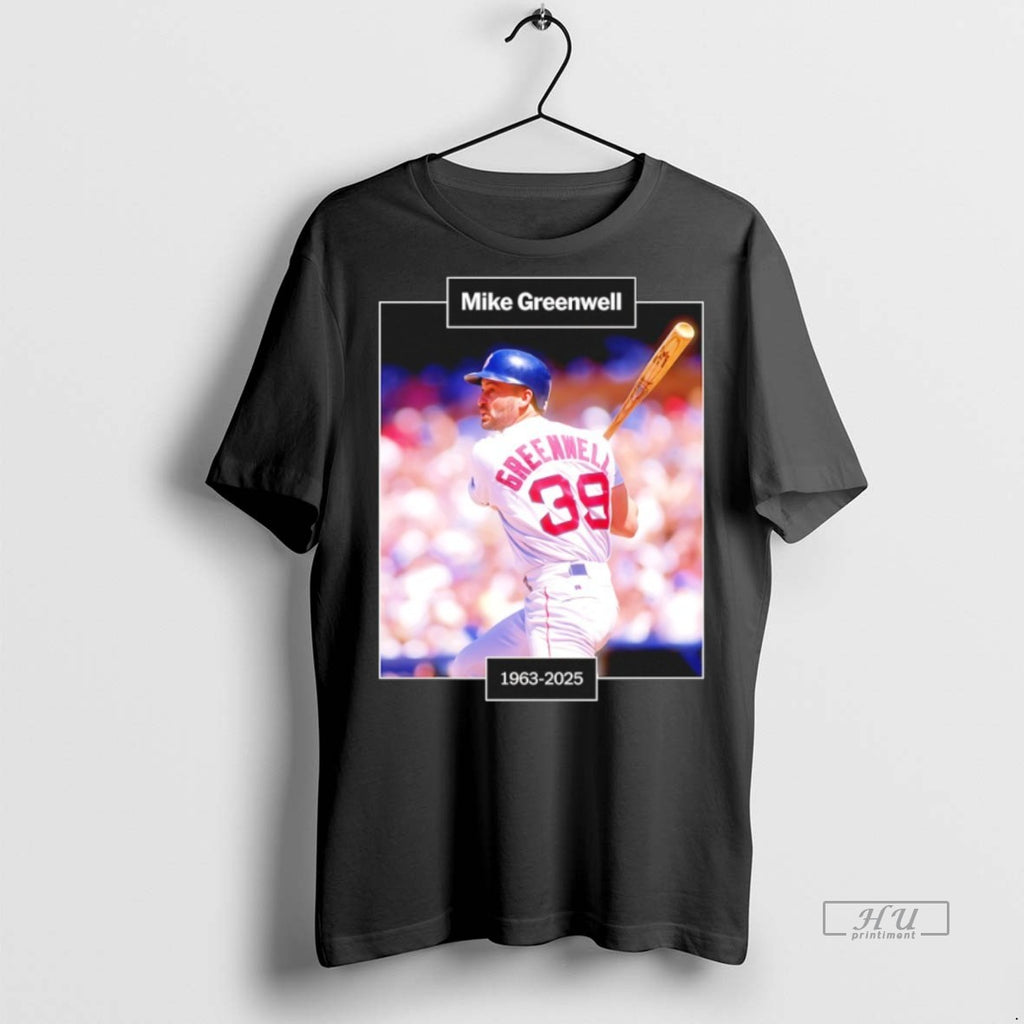 Officials Boston Red Sox Mike Greenwell 1963 2025 Tee Shirt Sweater