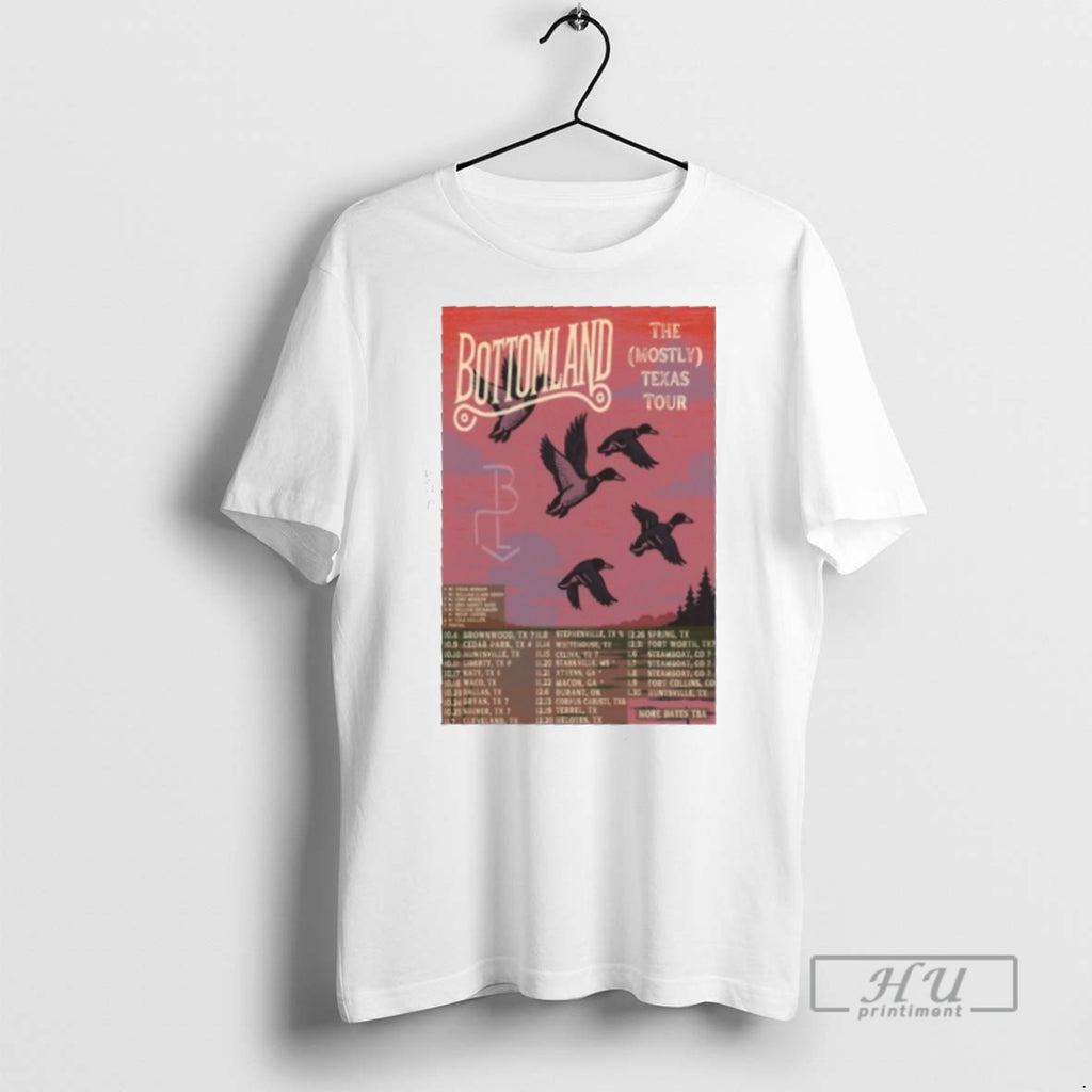 Officials Bottomland The Mostly Texas Tour 2025 T Shirt