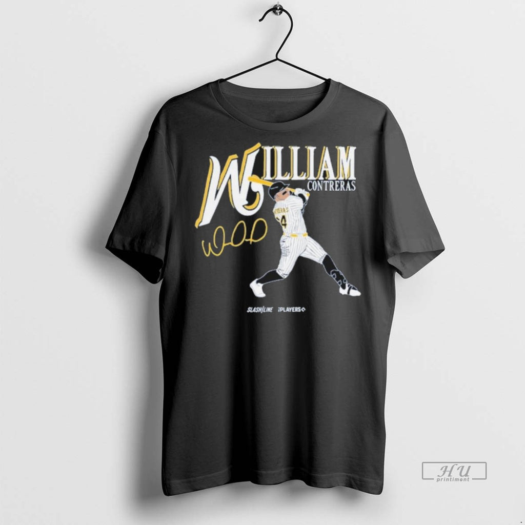 Officials Brewers William Contreras Signature Tee Shirt Sweater