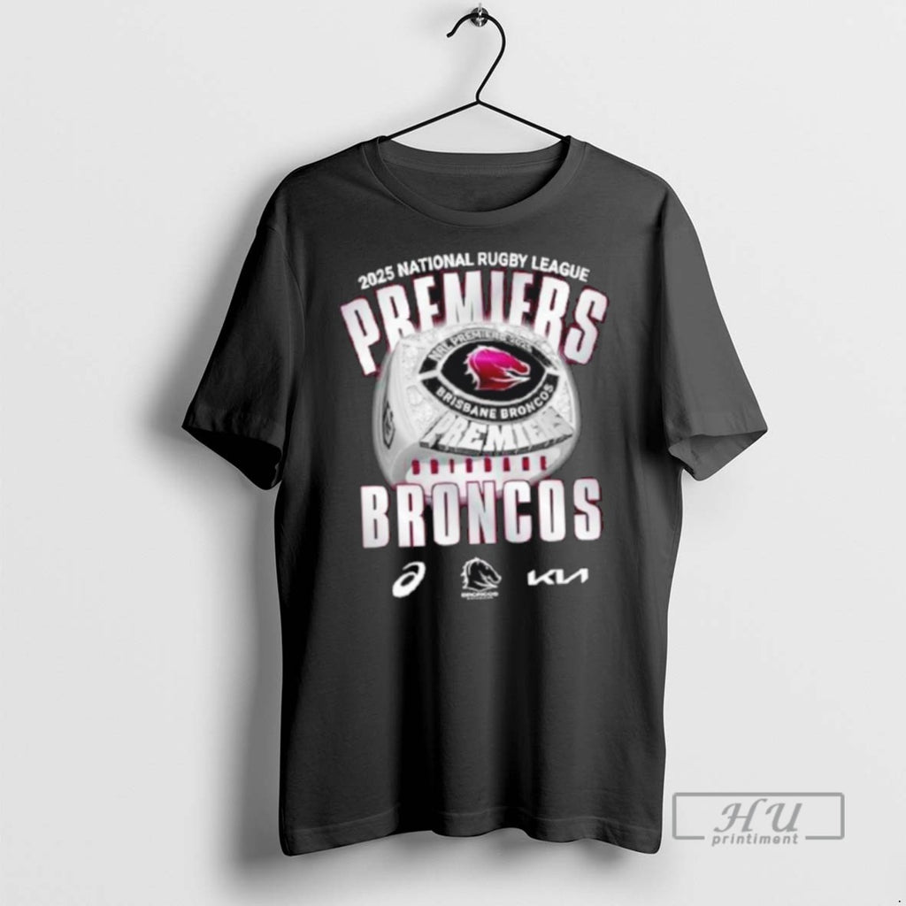 Officials Brisbane Broncos 2025 National Rugby League Premiers T Shirt
