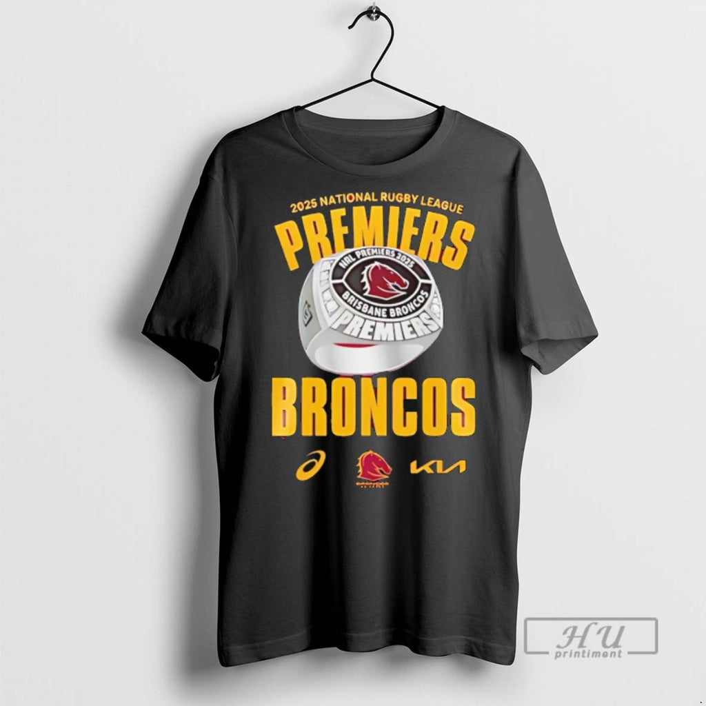 Officials Brisbane Broncos National Rugby League Premiership Champions 2025 T Shirts