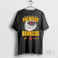 Officials Brisbane Broncos National Rugby League Premiership Champions 2025 T Shirts