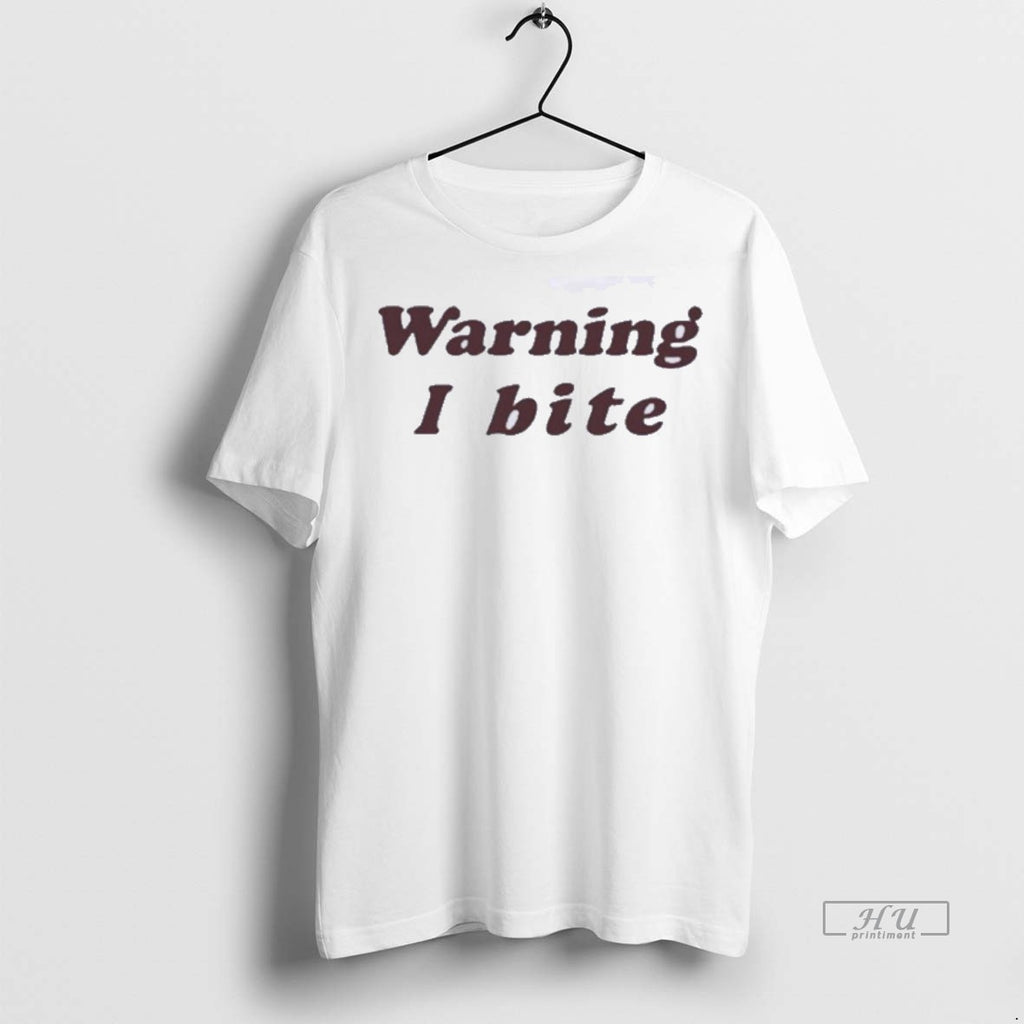 Officials Brooklynnmilly Wearing Warning I Bite T Shirt Sweater