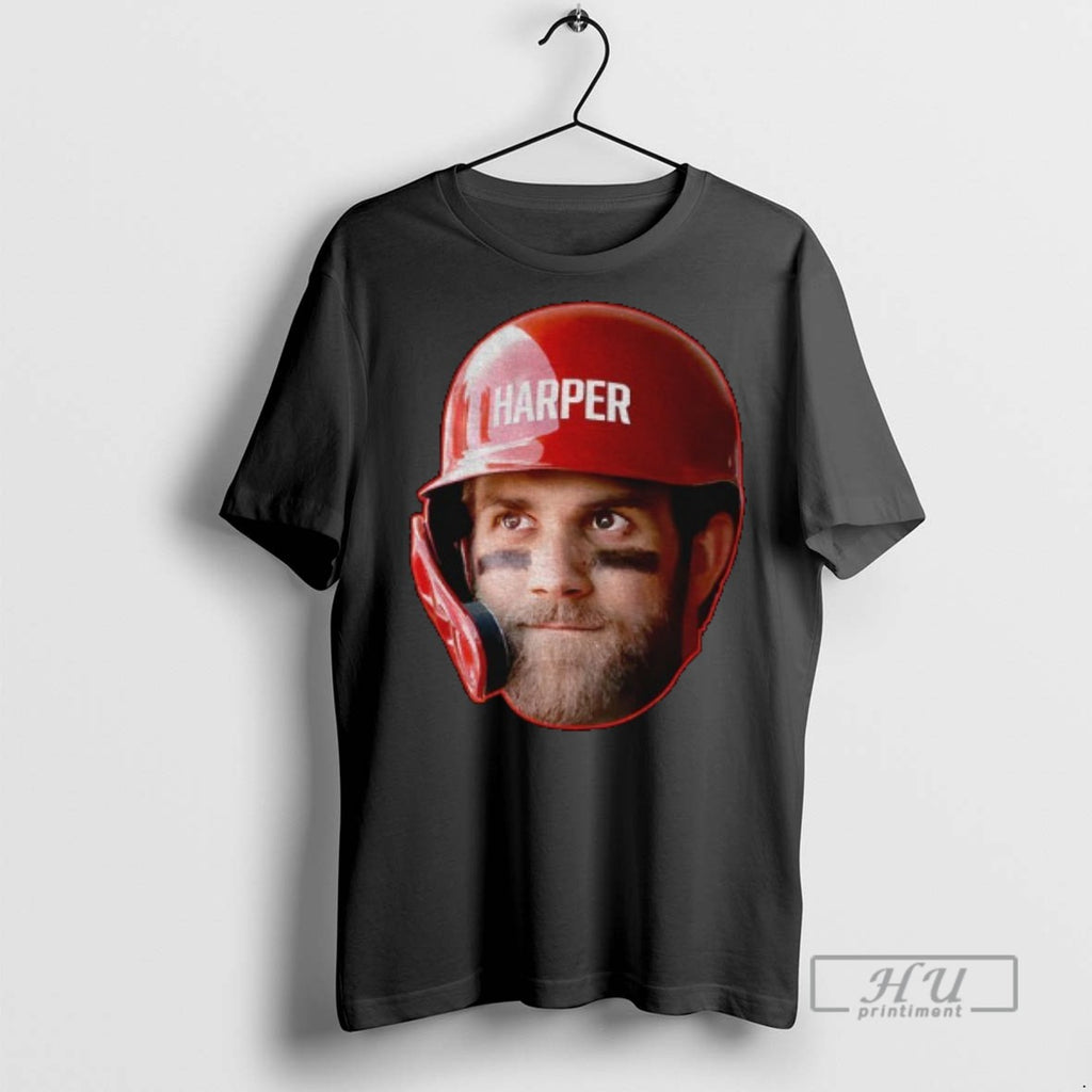Officials Bryce Harper Head In The Game Series Philadelphia Phillies Mlb Baseball 2025 T Shirts