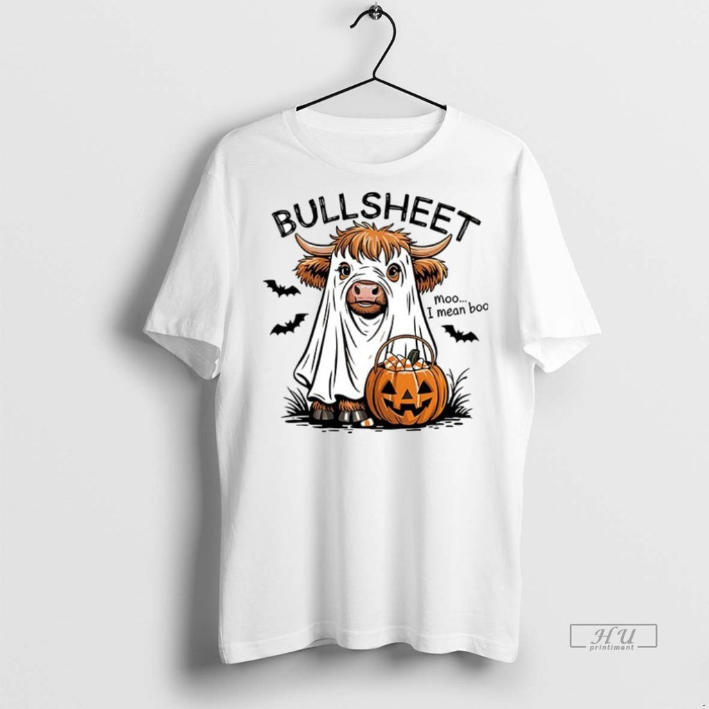 Officials Bullsheet Moo I Mean Boo Halloween Ceramic Ceramic And Classic Dad Cap