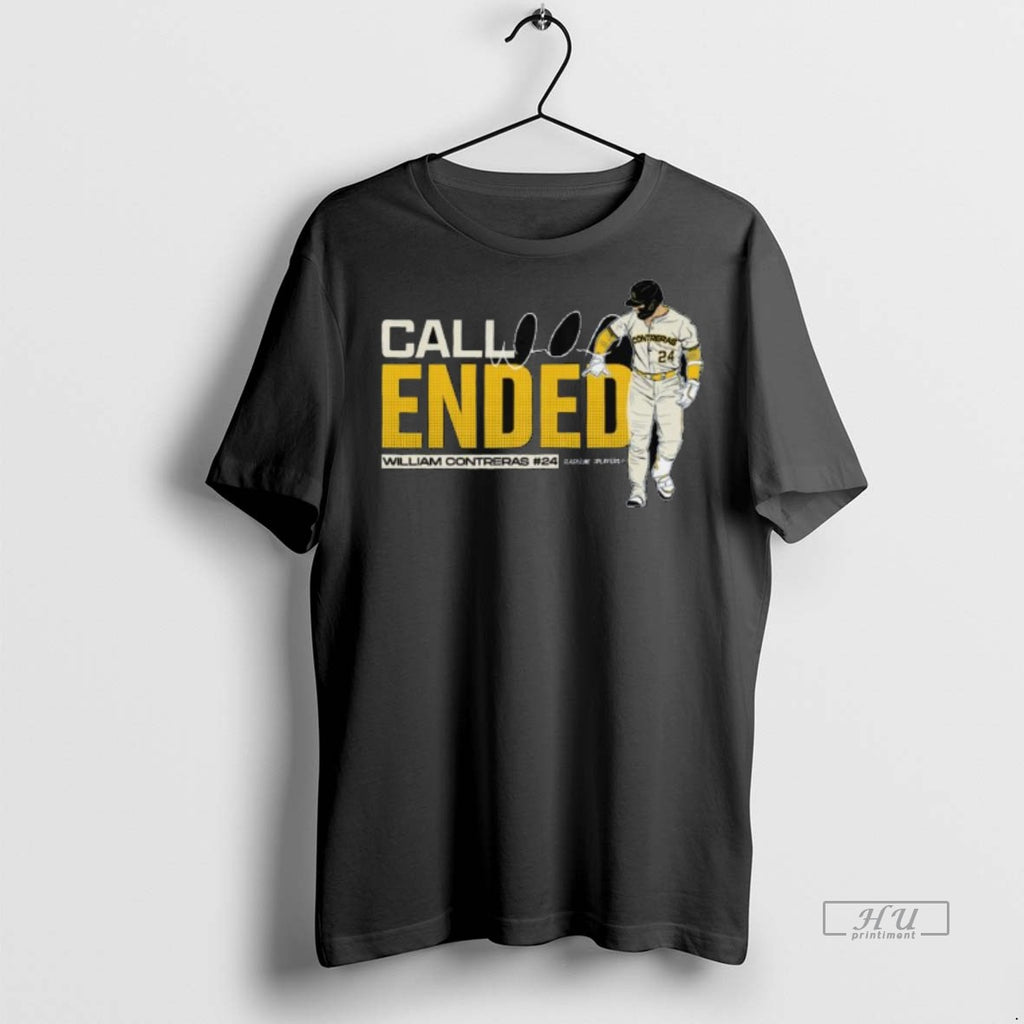 Officials Call Ended William Contreras Signature Long Sleve Tee Shirt Sweater