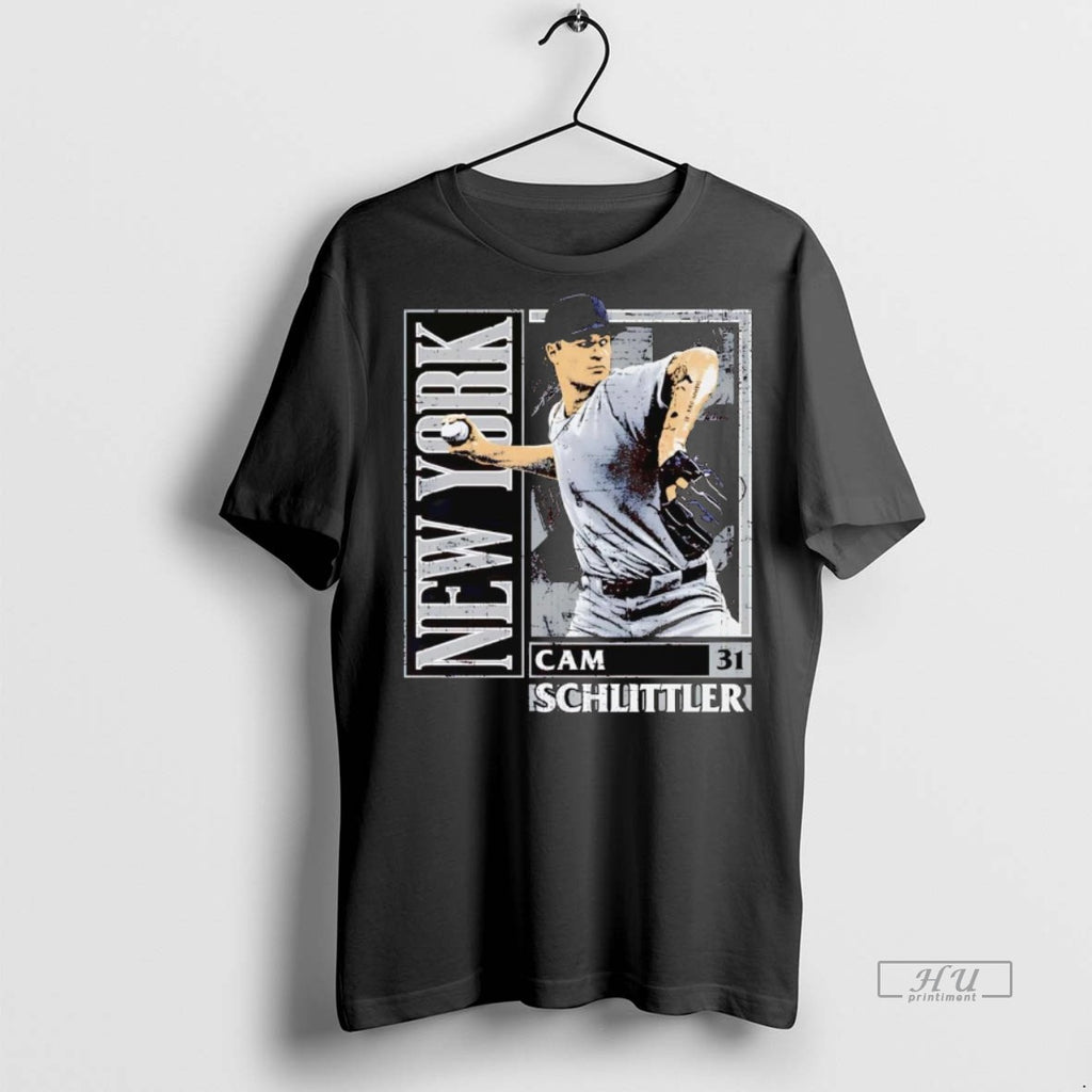 Officials Cam Schlittler Pitching New York Yankees Card Tee Shirt Sweater