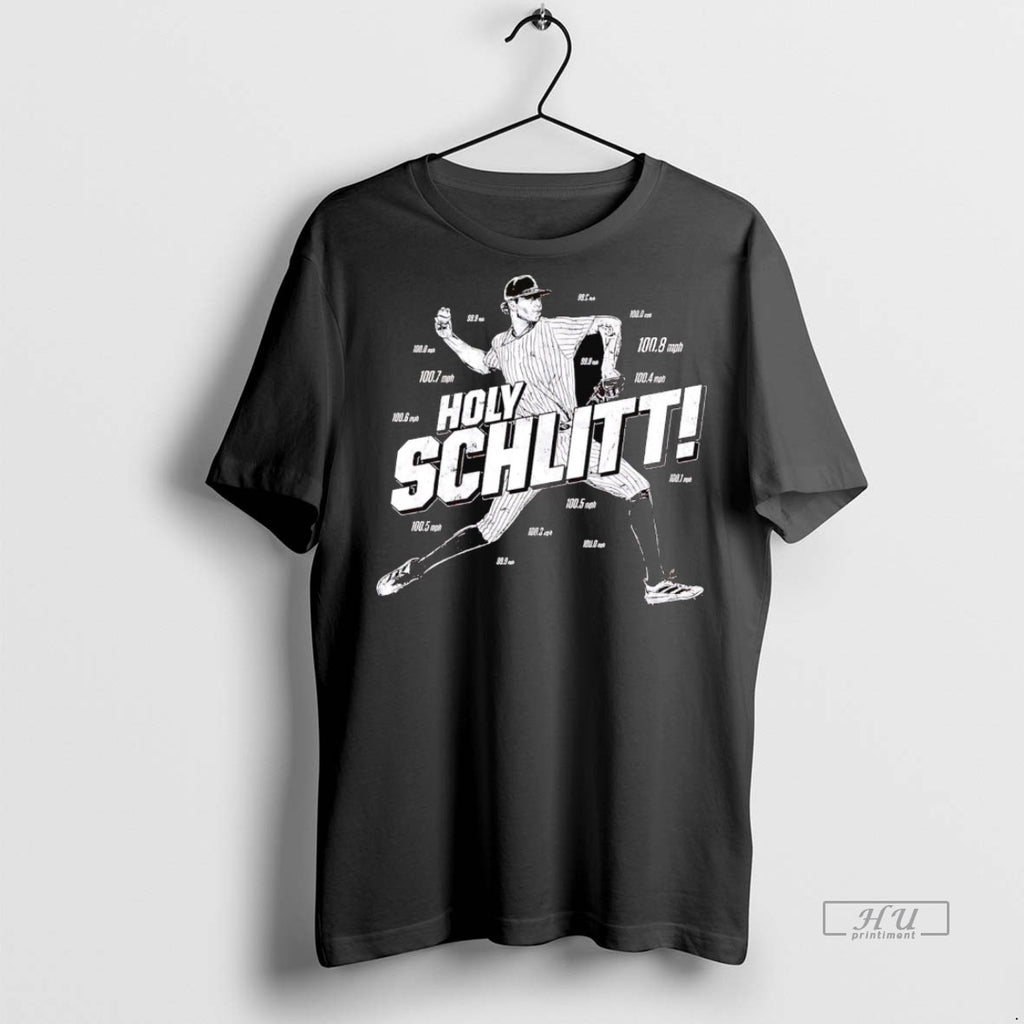 Officials Cam Schlittler Pitching Holy Schlitt Yankees Tee Shirt Sweater