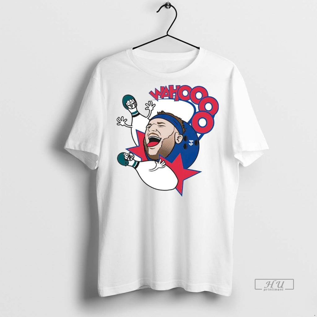 Officials Cam Skattebo Bowling Wahooo New York Giants Tee Shirt Sweater