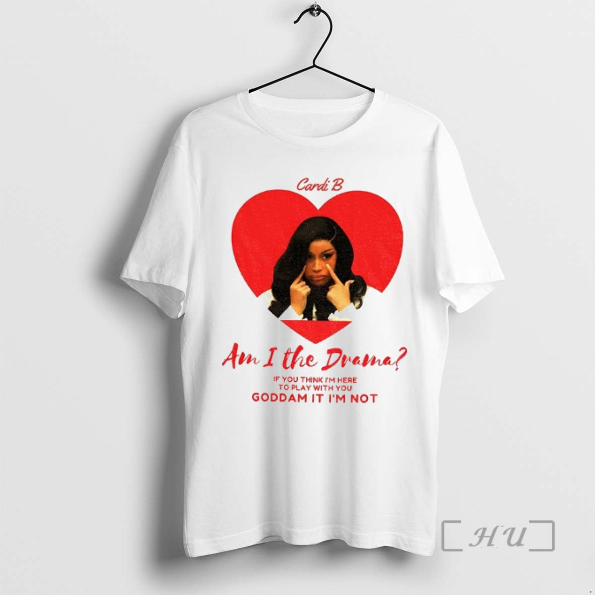 Officials Cardi B Meme Am I The Drama Quote Goddam It Im Not Premium
