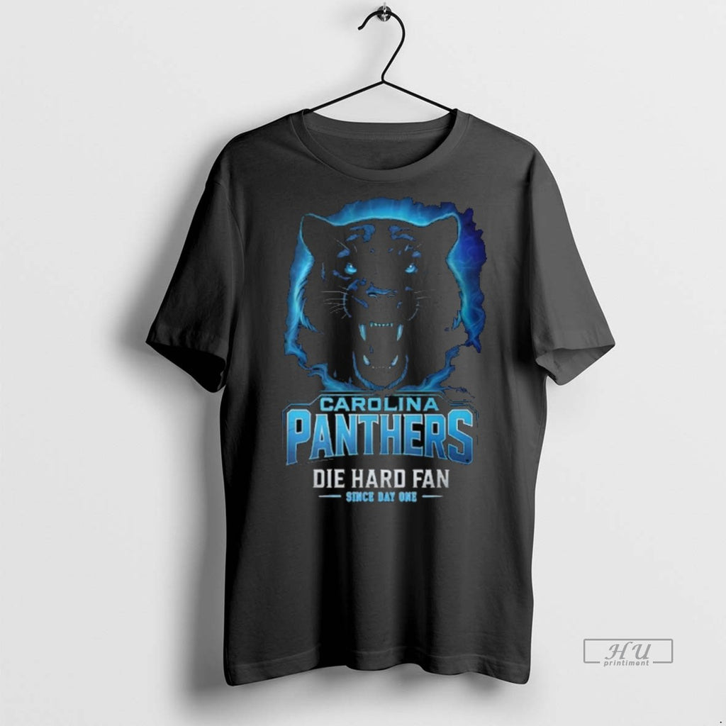 Officials Carolina Panthers Die Hard Fan Since Day One Long Sleve Shirt Sweater