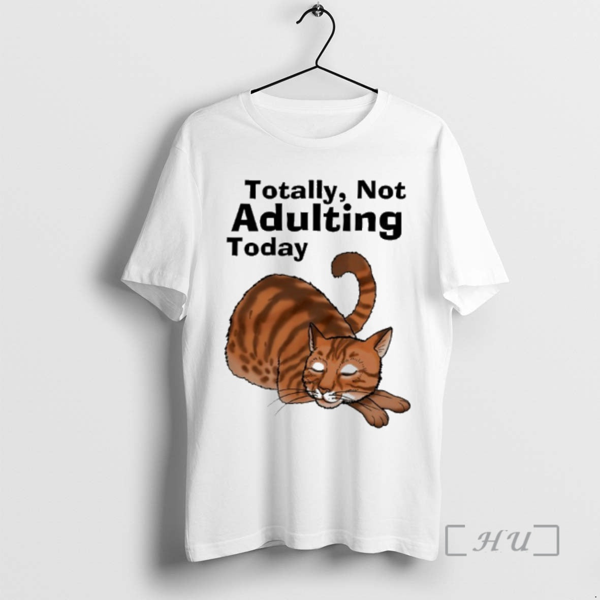 Officials Cat Chilling Totally Not Adulting Today