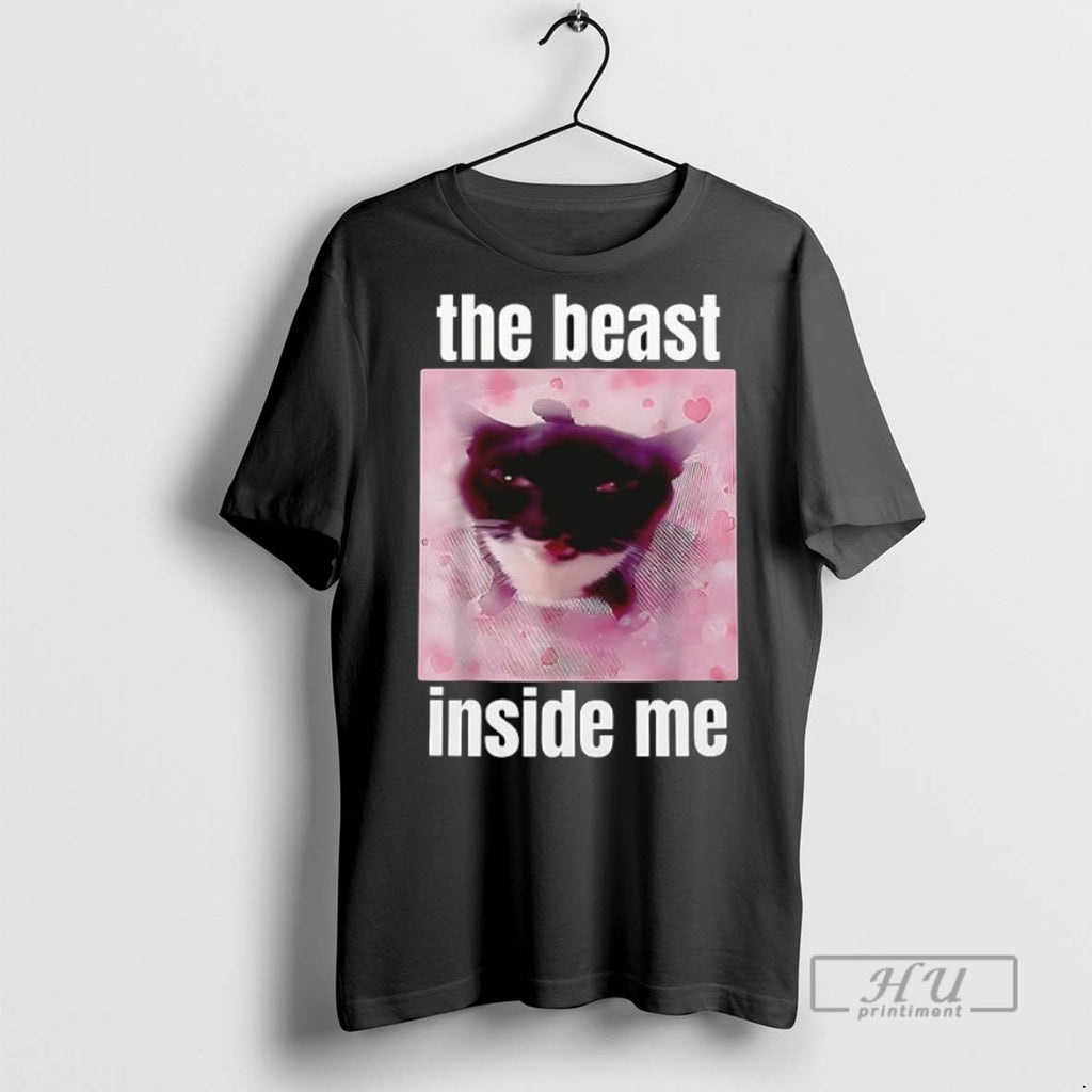 Officials Cat The Beast Inside Me Kitty Ceramic Ceramic And Classic Dad Cap T Shirts