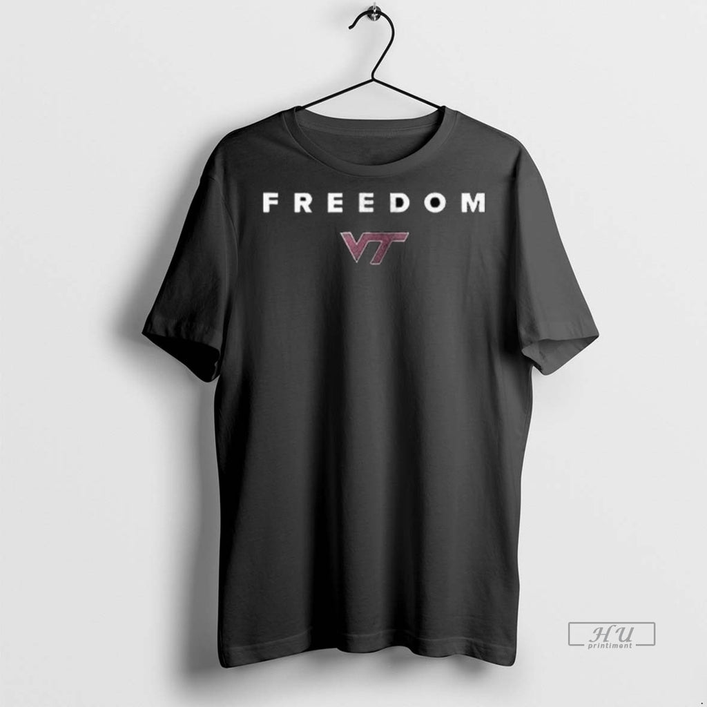 Officials Charlie Kirk Freedom X Virginia Tech Long Sleve Tee Shirt Sweater
