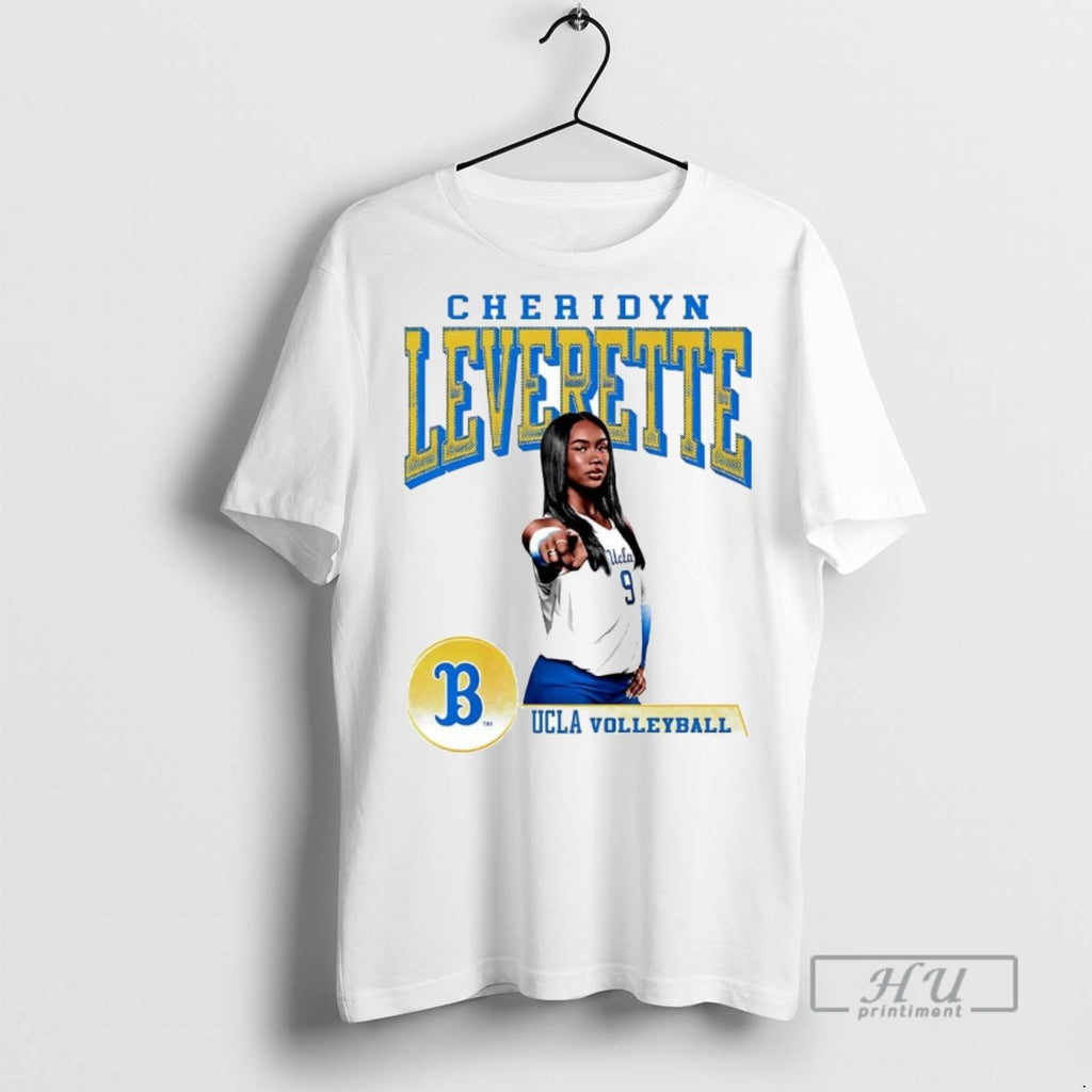 Officials Cheridyn Leverette Cartoon Portrait Ucla Volleyball T Shirts