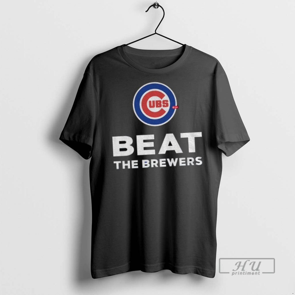 Officials Chicago Cubs Beat The Brewers Mlb Baseball Logo T Shirt