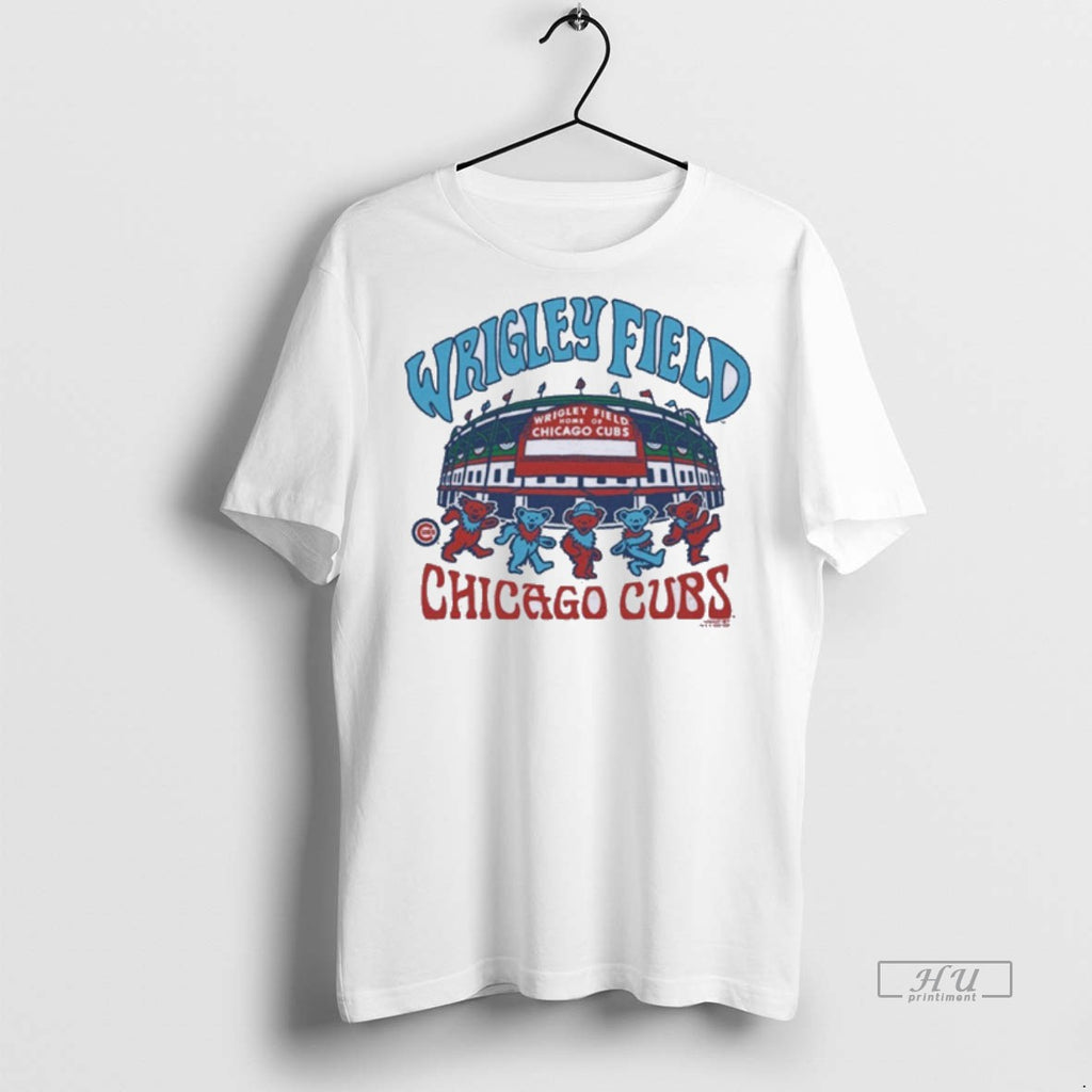 Officials Chicago Cubs X Grateful Dead Wrigley Field Tee Shirt Sweater