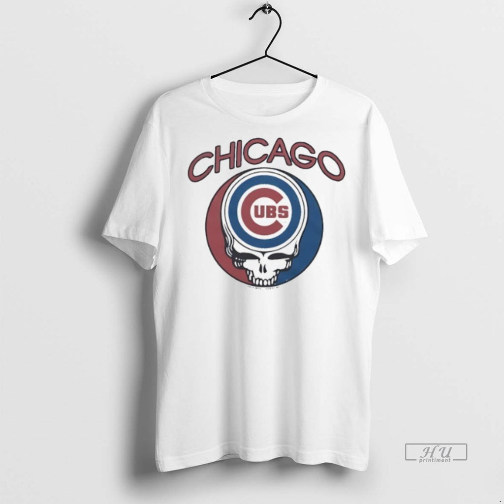 Officials Chicago Cubs X Grateful Dead Logo Tee Shirt Sweater